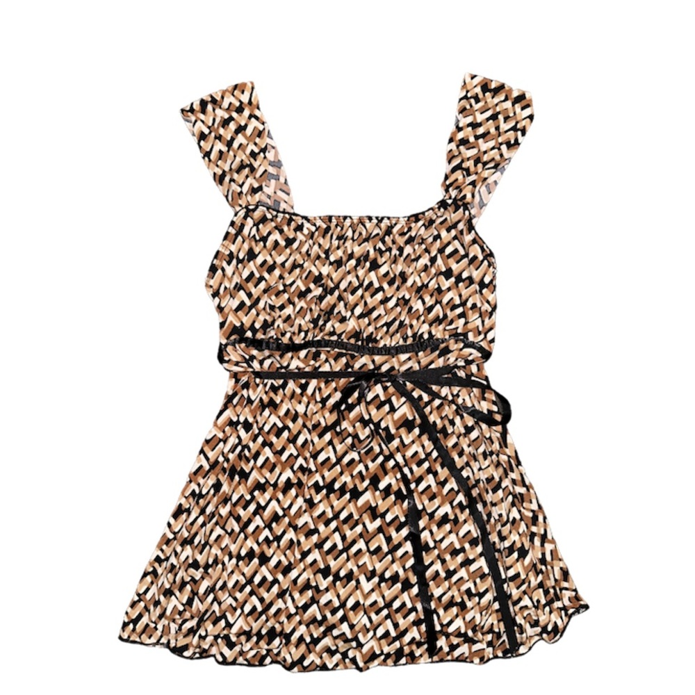 Ribbon bow tank top